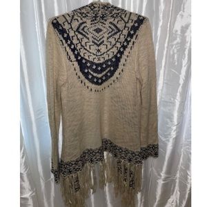 Blu Pepper knitted sweater cardigan